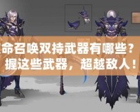 使命召喚雙持武器有哪些？掌握這些武器，超越敵人！