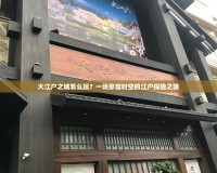 大江戶之城怎么玩？一場穿越時空的江戶探險之旅