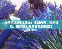 《永恒之塔5.8版本：全新內(nèi)容、驚艷體驗(yàn)，帶你踏入未知冒險(xiǎn)的巔峰》