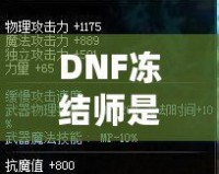 DNF凍結(jié)師是靠力量還是攻擊？解析職業(yè)選擇與屬性加點(diǎn)