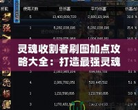 靈魂收割者刷圖加點(diǎn)攻略大全：打造最強(qiáng)靈魂收割者角色！
