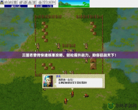 三國(guó)志曹傳快速練果攻略，輕松提升戰(zhàn)力，助你征戰(zhàn)天下！