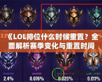《LOL排位什么時(shí)候重置？全面解析賽季變化與重置時(shí)間！》