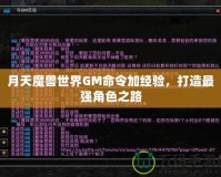 月天魔獸世界GM命令加經(jīng)驗(yàn)，打造最強(qiáng)角色之路
