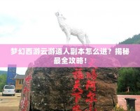 夢幻西游云游道人副本怎么進(jìn)？揭秘最全攻略！