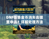 DNF寄售金幣消失去哪里申訴？詳解處理方法與注意事項