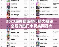 2023最新網(wǎng)游排行榜大揭秘，必玩的熱門(mén)小說(shuō)類(lèi)網(wǎng)游大盤(pán)點(diǎn)！