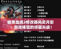 暗黑血統(tǒng)2修改器風(fēng)靈月影：游戲體驗(yàn)的終極升級！