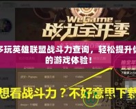 多玩英雄聯(lián)盟戰(zhàn)斗力查詢，輕松提升你的游戲體驗！