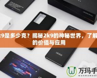 2k9是多少克？揭秘2k9的神秘世界，了解它的價(jià)值與應(yīng)用