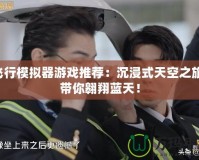 飛行模擬器游戲推薦：沉浸式天空之旅，帶你翱翔藍天！