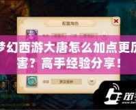 夢幻西游大唐怎么加點更厲害？高手經驗分享！