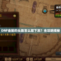 DNF金罐的頭盔怎么取下來？全攻略揭秘
