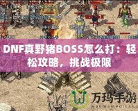 DNF真野豬BOSS怎么打：輕松攻略，挑戰(zhàn)極限