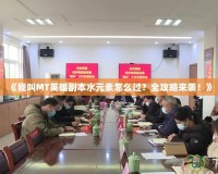 《我叫MT英雄副本水元素怎么過？全攻略來襲！》