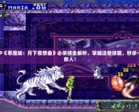 PSP《惡魔城：月下夜想曲》必殺技全解析，掌握這些技能，秒殺一切敵人！