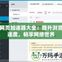 網(wǎng)頁加速器大全：提升瀏覽速度，暢享網(wǎng)絡(luò)世界