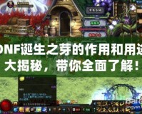 DNF誕生之芽的作用和用途大揭秘，帶你全面了解！