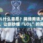LOL什么意思？網(wǎng)絡(luò)用語(yǔ)大揭秘，讓你秒懂“LOL”的背后含義！