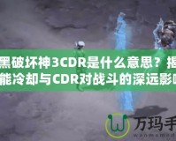 暗黑破壞神3CDR是什么意思？揭秘技能冷卻與CDR對戰(zhàn)斗的深遠(yuǎn)影響！