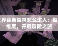 我的世界暮色森林怎么進(jìn)入：探秘神秘維度，開(kāi)啟冒險(xiǎn)之旅