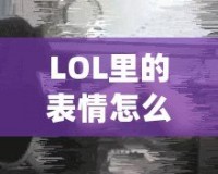 LOL里的表情怎么按？輕松玩轉(zhuǎn)LOL表情系統(tǒng)