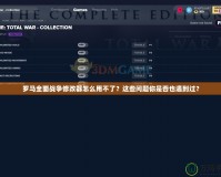 羅馬全面戰(zhàn)爭(zhēng)修改器怎么用不了？這些問(wèn)題你是否也遇到過(guò)？