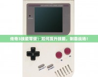 傳奇3技能等級：如何提升技能，制霸戰(zhàn)場！