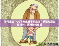 如何通過“QQ飛車生日手機(jī)查詢”獲取專屬生日福利，提升游戲體驗(yàn)
