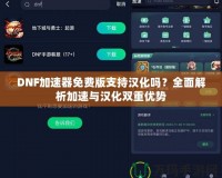 DNF加速器免費(fèi)版支持漢化嗎？全面解析加速與漢化雙重優(yōu)勢(shì)