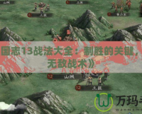 《三國志13戰(zhàn)法大全：制勝的關(guān)鍵，打造無敵戰(zhàn)術(shù)》