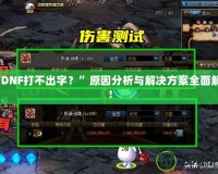 “DNF打不出字？”原因分析與解決方案全面解析！
