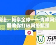提升網(wǎng)速，暢享全球——青峰網(wǎng)絡加速器助你打破網(wǎng)絡瓶頸