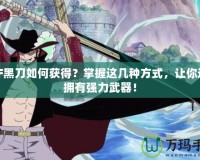 DNF黑刀如何獲得？掌握這幾種方式，讓你迅速擁有強(qiáng)力武器！