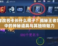 王者改名卡長(zhǎng)什么樣子？揭秘王者榮耀中的神秘道具與其獨(dú)特魅力