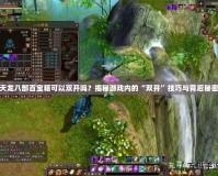 天龍八部百寶箱可以雙開嗎？揭秘游戲內(nèi)的“雙開”技巧與背后秘密