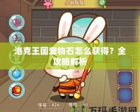 洛克王國寵物石怎么獲得？全攻略解析
