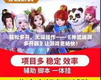 輕松多開，無縫操作——《神武端游多開器》讓游戲更暢快！