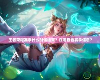 王者榮耀賽季什么時(shí)候結(jié)束？在哪查看賽季信息？