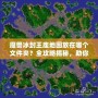 魔獸冰封王座地圖放在哪個文件夾？全攻略揭秘，助你暢玩自定義地圖！