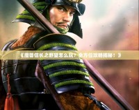 《魔獸信長之野望怎么玩？全方位攻略揭秘！》