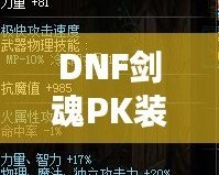 DNF劍魂P(guān)K裝備搭配全面解析，讓你戰(zhàn)力飆升！