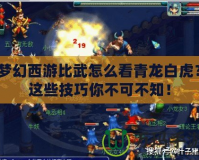 夢幻西游比武怎么看青龍白虎？這些技巧你不可不知！