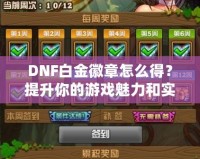 DNF白金徽章怎么得？提升你的游戲魅力和實力！