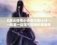 《風(fēng)云傳奇小說(shuō)楊凡君txt》——探索一段蕩氣回腸的英雄傳奇