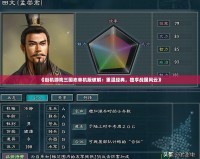 《街機(jī)游戲三國(guó)志單機(jī)版破解：重溫經(jīng)典，獨(dú)享戰(zhàn)國(guó)風(fēng)云》