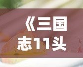 《三國志11頭像大全貼吧：帶你重溫經(jīng)典，探索歷史人物魅力》