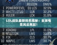 LOL戰(zhàn)隊最新排名揭秘：全球電競風(fēng)云再起！