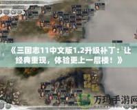 《三國志11中文版1.2升級補(bǔ)丁：讓經(jīng)典重現(xiàn)，體驗(yàn)更上一層樓！》