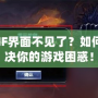 DNF界面不見(jiàn)了？如何解決你的游戲困惑！